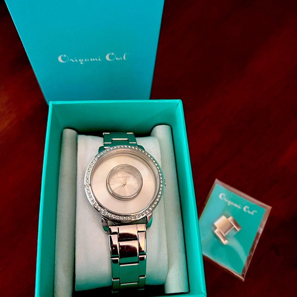 Origami Owl Silver Watch